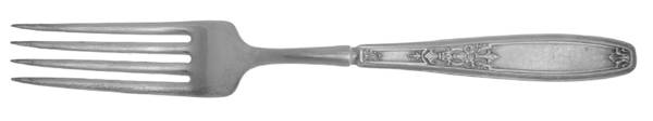 Ambassador (Silverplate, 1919) Indented Solid Handled Fork by International Silver