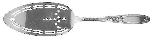 Ambassador (Silverplate, 1919) Solid Pierced Pie Server by International Silver