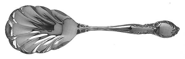Amberly (Silverplate, 1985) Solid Shell Casserole Spoon