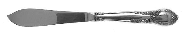 Amberly (Silverplate, 1985) Hollow Handle Master Butter Knife