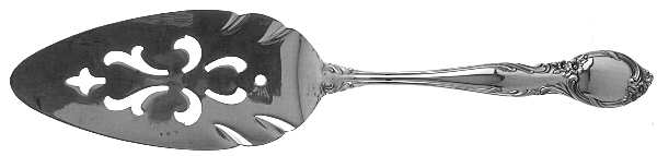 Amberly (Silverplate, 1985) Solid Pierced Pie Server
