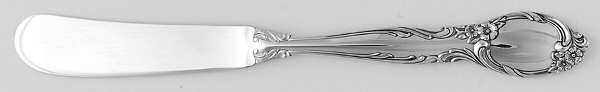 Amberly (Silverplate, 1985) Flat Handle Butter Spreader