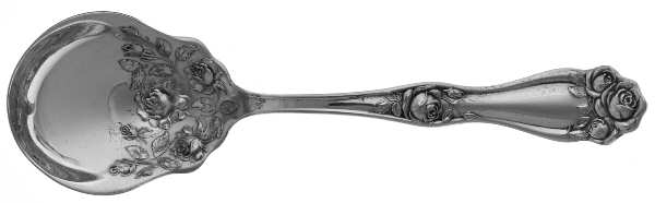 American Beauty Rose (Silverplate, 1909, s) Sugar Spoon