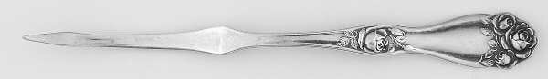 American Beauty Rose (Silverplate, 1909, s) Solid Nut Pick