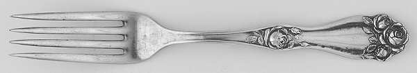 American Beauty Rose (Silverplate, 1909, s) Youth Fork