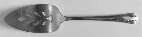 American Bride (Silverplate, 1930) Solid Pierced Pie Server by International Silver