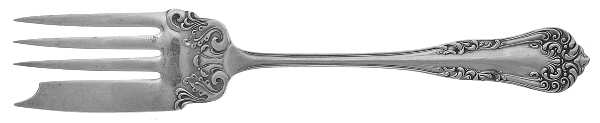 America (Silverplate, 1903) Small Solid Cold Meat Serving Fork
