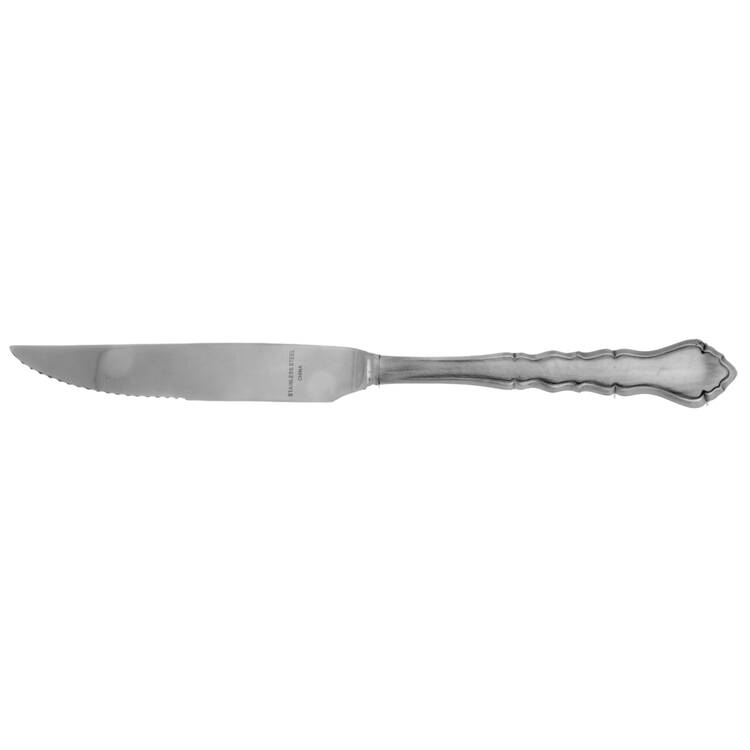 Americana (Stainless) Steak Knife Individual Hollow, Serrate HC