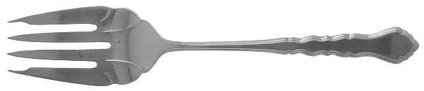 Americana (Stainless) Large Solid Cold Meat Serving Fork