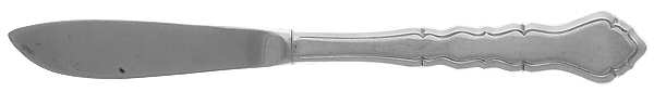 Americana (Stainless) Modern Hollow Butter Spreader (Stainless)