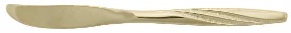 American Flair Gold (Gold Electroplate) Modern Solid Knife