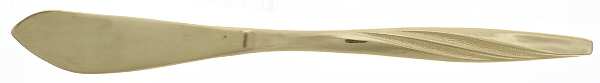 American Flair Gold (Gold Electroplate) Flat Handle Master Butter Knife