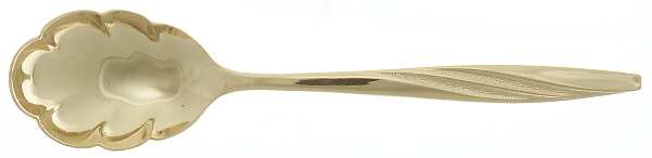 American Flair Gold (Gold Electroplate) Sugar Shell Spoon