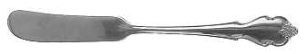 American Rose (Stainless) Flat Handle Butter Spreader