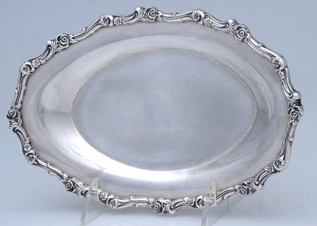 American Rose (Silverplate, Holloware) Plated Gravy Underplate