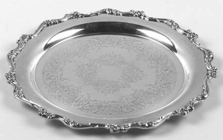 American Rose (Silverplate, Holloware) 11" Round Tray