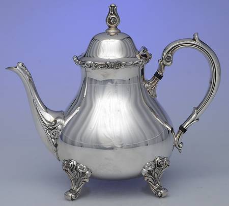 American Rose (Silverplate, Holloware) Teapot