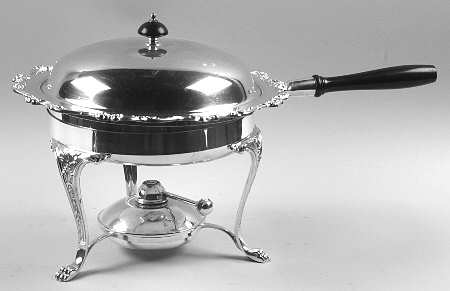 American Rose (Silverplate, Holloware) Silverplate Chafing Dish