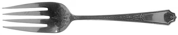 Ancestral (Silverplate, 1924) Small Solid Cold Meat Serving Fork