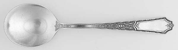 Ancestral (Silverplate, 1924) Round Bowl Soup Spoon (Gumbo)