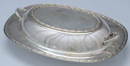 Andover (Silverplate, Hollowware) Oval Covered Vegetable