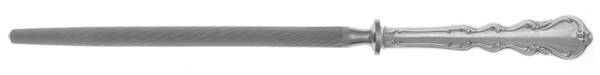 Angelique (Sterling) Sharpener Knife with Steel Rod HC