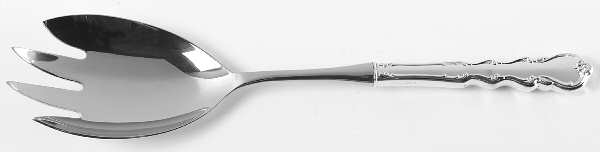 Angelique (Sterling) Salad Serving Fork with Stainless Prongs