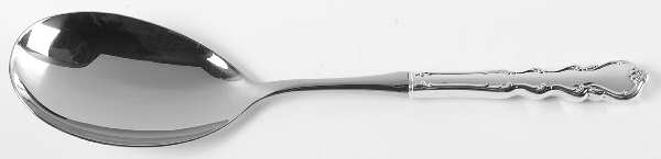 Angelique (Sterling) Salad Servng Spoon with Stainless Bowl
