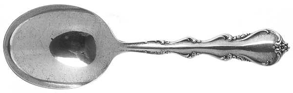 Angelique (Sterling) Straight Handle Baby Spoon