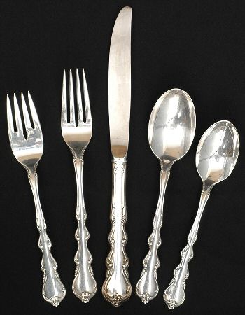 Angelique (Sterling) 5 Piece Place Size Setting