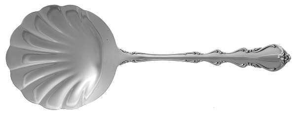Angelique (Sterling) Tomato Server, Solid Piece