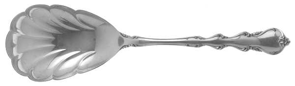 Angelique (Sterling) Solid Shell Casserole Spoon