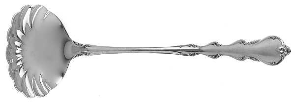 Angelique (Sterling) Solid Piece Cream Ladle
