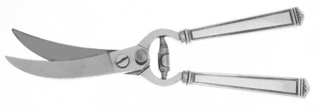 Anniversary (Silverplate, 1923) Poultry Shears with Stainless Blades