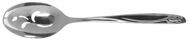 Anniversary Rose (Silverplate, 1962) Pierced Tablespoon (Serving Spoon)