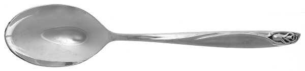 Anniversary Rose (Silverplate, 1962) Place/Oval Soup Spoon
