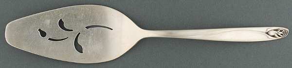 Anniversary Rose (Silverplate, 1962) Solid Pierced Pie Server