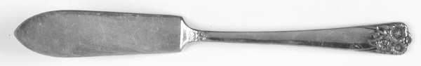 April (Silverplate, 1950) Flat Handle Master Butter Knife