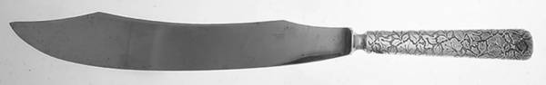 Arabesque (Silverplate, 1887) Large Stainless Blade Roast Carving Knife