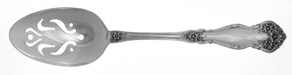 Arbutus (Silverplate, 1908, No Monograms) Pierced Tablespoon (Serving Spoon)