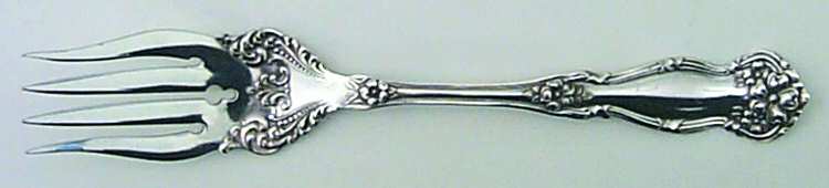Arbutus (Silverplate, 1908, No Monograms) Individual Salad Fork by International Silver