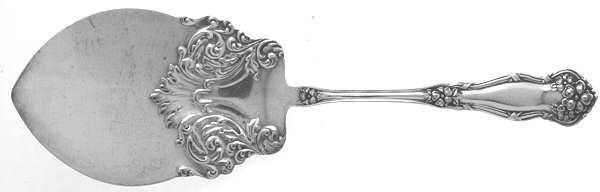 Arbutus (Silverplate, 1908, No Monograms) Large Solid Pie Knife