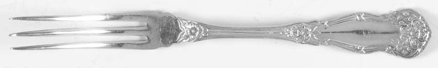 Arbutus (Silverplate, 1908, No Monograms) Strawberry Fork by International Silver