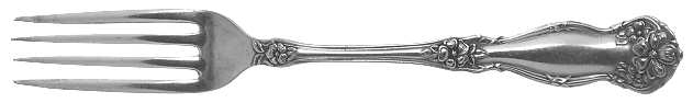 Arbutus (Silverplate, 1908, No Monograms) Youth Fork by International Silver