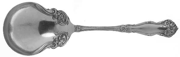 Arbutus (Silverplate, 1908, No Monograms) Solid Smooth Berry/Casserole Spoon by International Silver