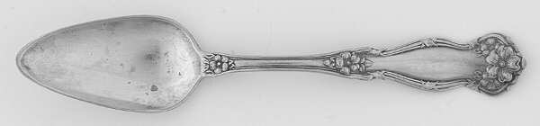 Arbutus (Silverplate, 1908, No Monograms) Spoon-Fruit/Orange by International Silver