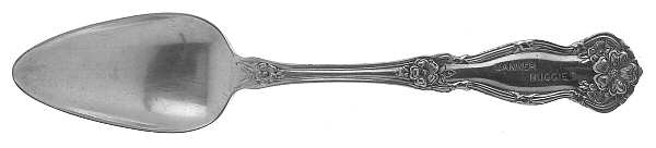 Arbutus (Silverplate, Bannerbuggy, 1908) Fruit/Orange Spoon