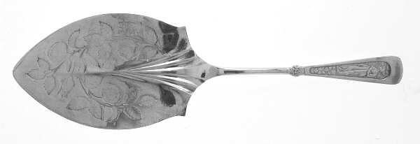 Arcadian (Silverplate, 1884) Large Solid Pie Knife