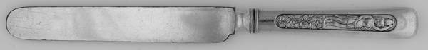 Arcadian (Silverplate, 1884) Blunt Hollow Knife with Bolster
