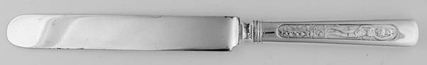 Arcadian (Silverplate, 1884) Old French Hollow Knife with Bolster